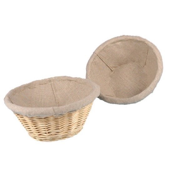 Handmade Round Wicker Proofing Basket - SIMPEL - sourdough & coffee