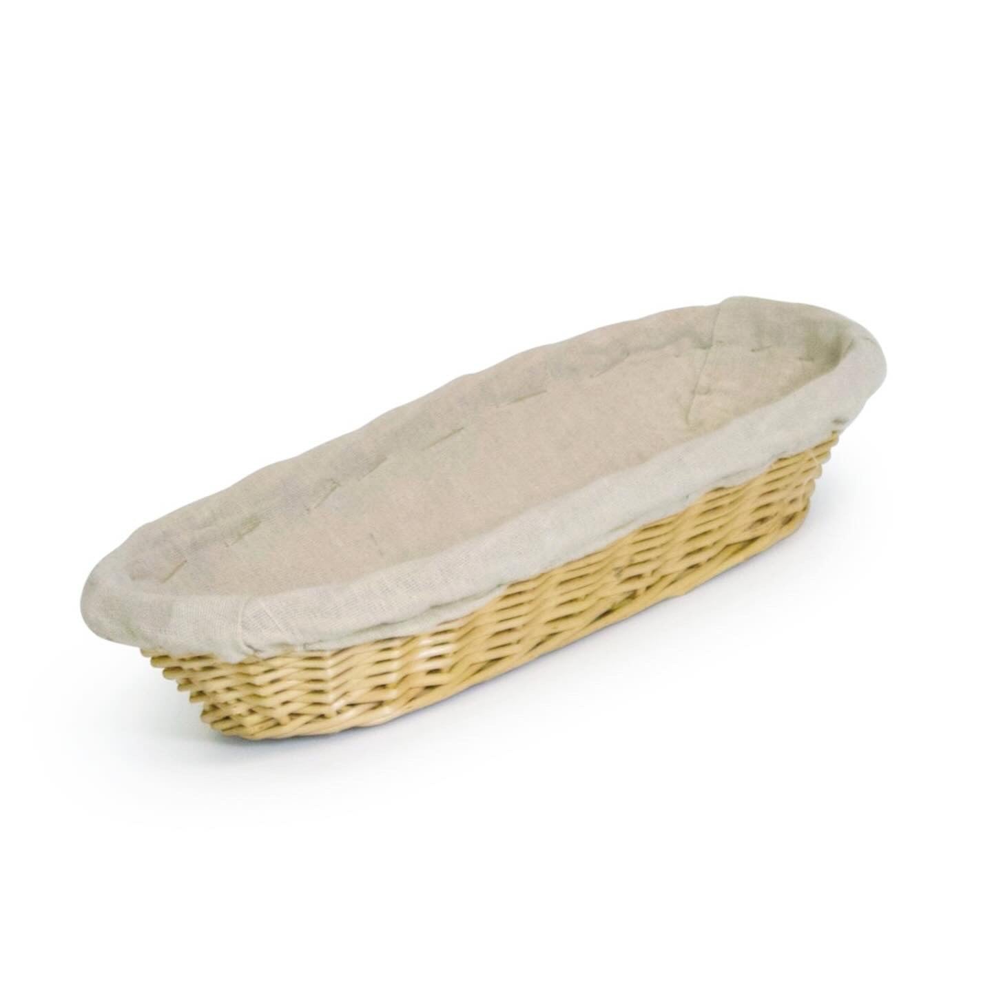 Handmade Oval Wicker Proofing Basket - SIMPEL - sourdough & coffee